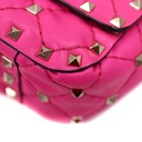 Valentino Pink Leather Micro Rockstud Spike Crossbody Bag
