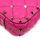 Valentino Pink Leather Micro Rockstud Spike Crossbody Bag