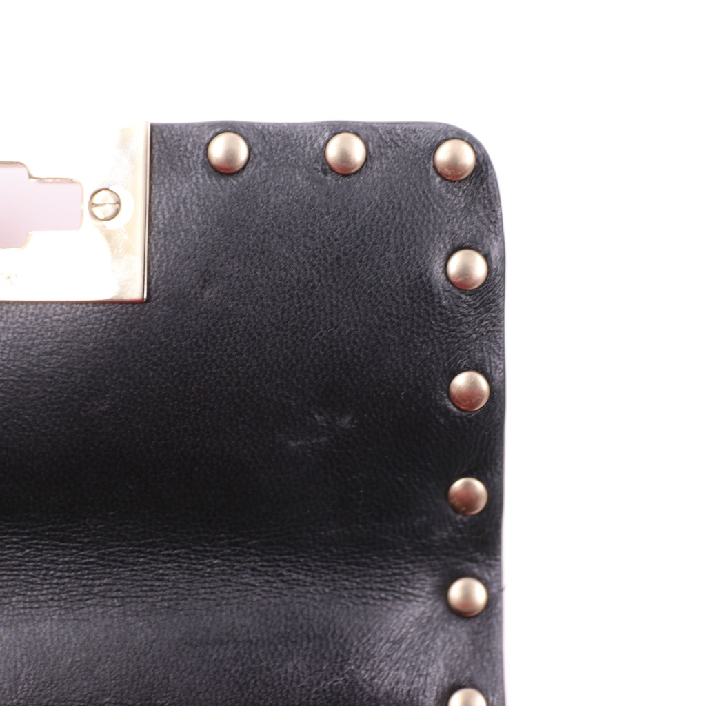 Valentino Pink Leather Micro Rockstud Spike Crossbody Bag