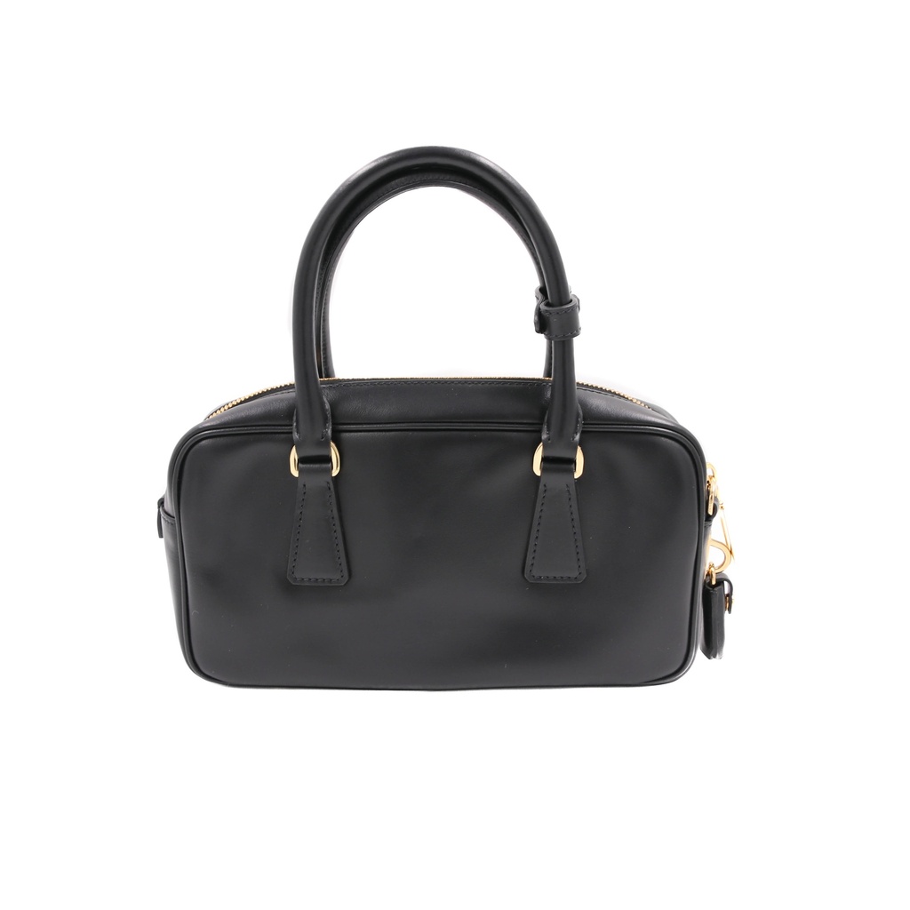 Prada Lux Mini Bauletto Black