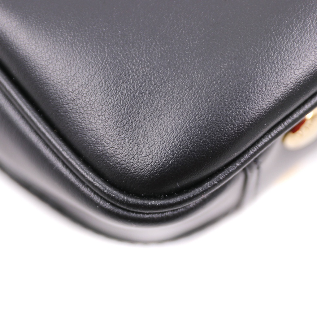 Prada Lux Mini Bauletto Black