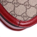 Gucci GG Supreme Horsebit 1955 PVC & Leather Shoulder Bag 602204