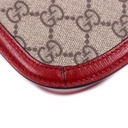 Gucci GG Supreme Horsebit 1955 PVC & Leather Shoulder Bag 602204