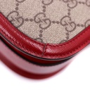 Gucci GG Supreme Horsebit 1955 PVC & Leather Shoulder Bag 602204
