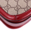 Gucci GG Supreme Horsebit 1955 PVC & Leather Shoulder Bag 602204