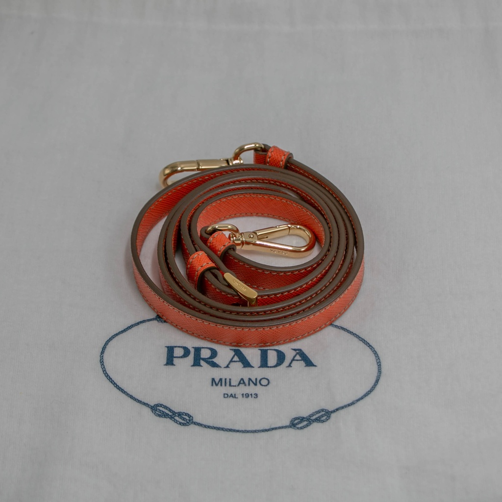 Prada Re-Edition Camel 1978 Medium Re-nylon And Saffiano Leather Two-handle Bag