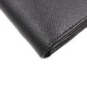Prada Saffiano Long Folded Wallet Black