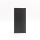 Prada Saffiano Long Folded Wallet Black
