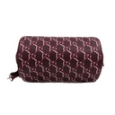 Gucci GG Shadow Canvas Leather Cosmetic Bag Burgundy 796231