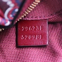 Gucci GG Shadow Canvas Leather Cosmetic Bag Burgundy 796231