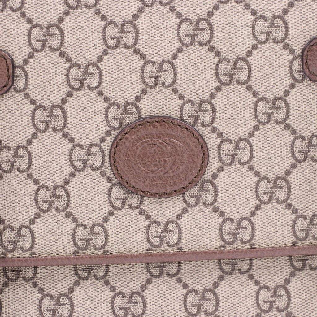 Gucci GG Supreme Canvas Messenger Bag Beige 658542