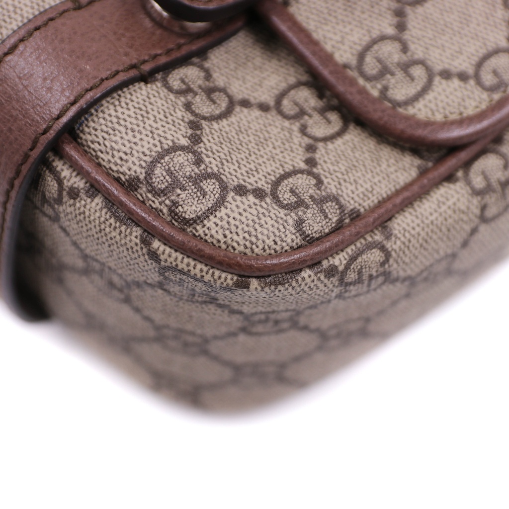 Gucci GG Supreme Canvas Messenger Bag Beige 658542