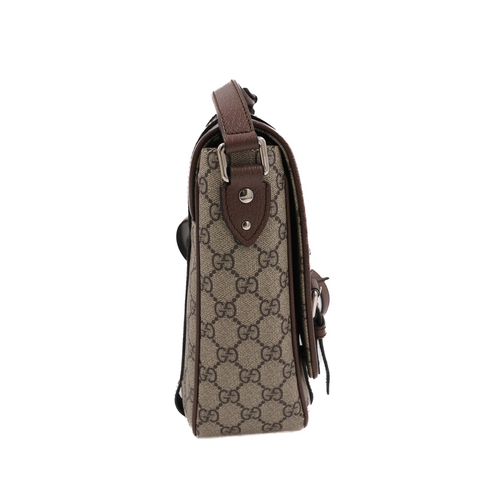 Gucci GG Supreme Canvas Messenger Bag Beige 658542