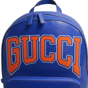Gucci Medium Backpack With Interlocking G Blue 704017
