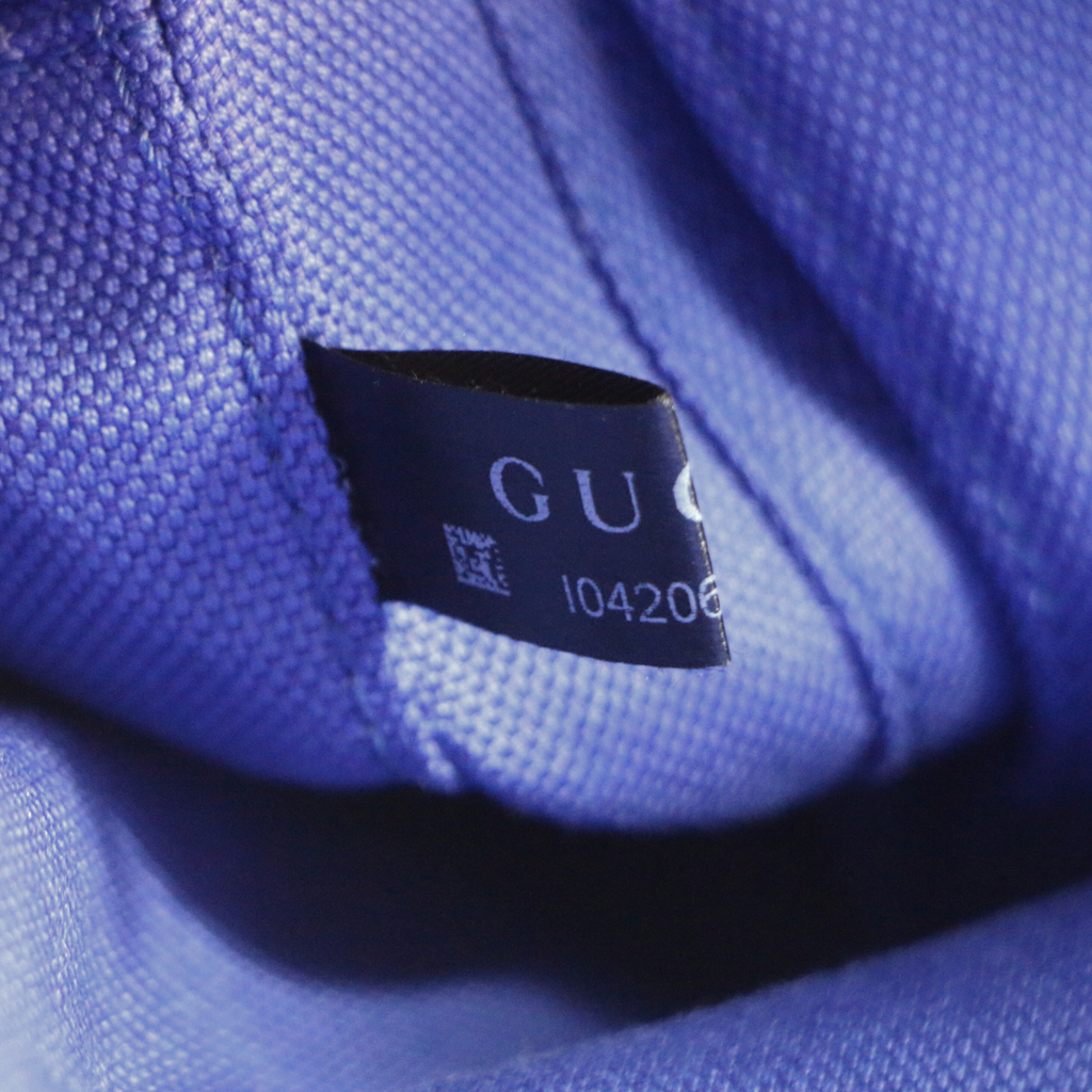 Gucci Medium Backpack With Interlocking G Blue 704017