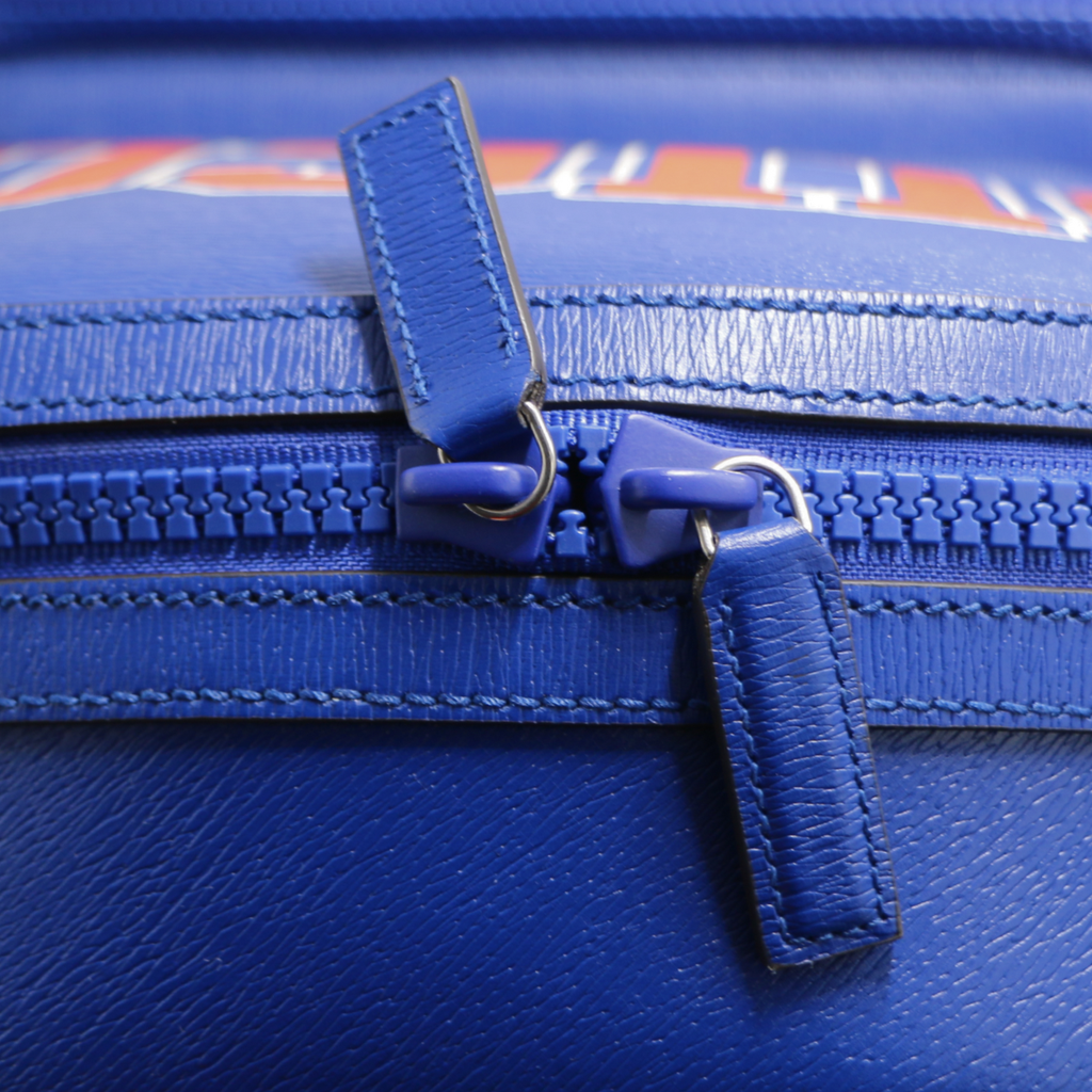 Gucci Medium Backpack With Interlocking G Blue 704017