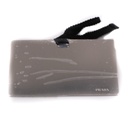 Prada Saffiano Leather Wallet On Chain Black