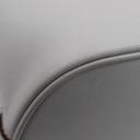 Prada Buckle Small Leather Handbag With Double Belt White