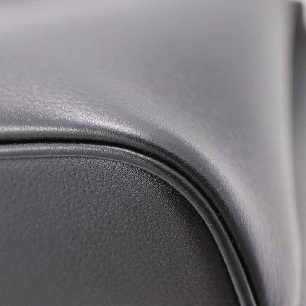 Prada Buckle Small Leather Handbag With Double Belt Black