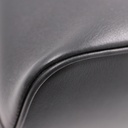 Prada Buckle Small Leather Handbag With Double Belt Black