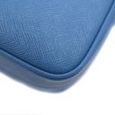 Prada Enameled Metal Triangle Re-Edition Blue 2005