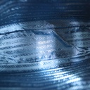 Prada Enameled Metal Triangle Re-Edition Blue 2005