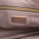 Prada Aimee Medium Leather Shoulder Bag in Natural