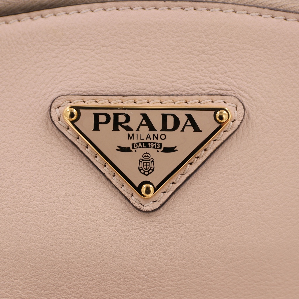 Prada Light Pink Leather Small Handbag