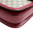 Gucci GG Supreme Horsebit 1955 PVC & Leather Shoulder Bag 602204