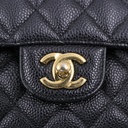 Chanel Classic Caviar Double Flap Medium Black