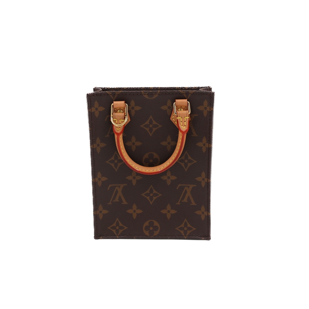 Louis Vuitton Monogram Petit Sac Plat Toile 