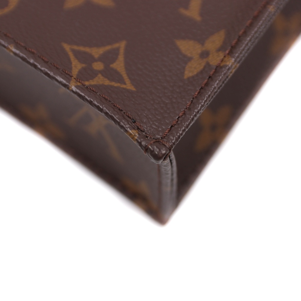 Louis Vuitton Monogram Petit Sac Plat Toile 