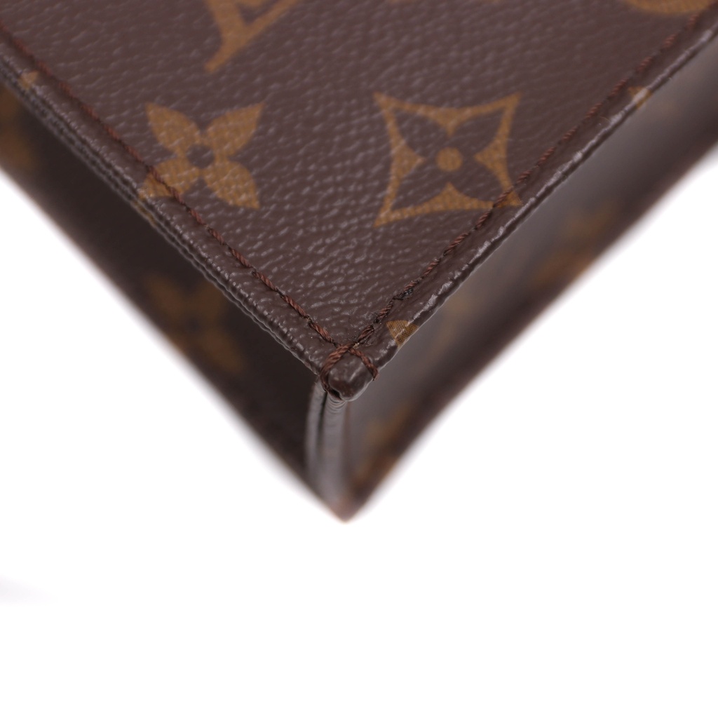 Louis Vuitton Monogram Petit Sac Plat Toile 