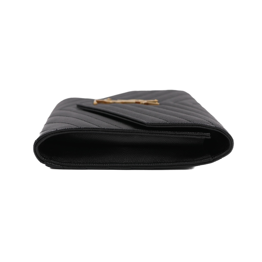 Yves Saint Laurent Cassandre Envelope Black Pouch
