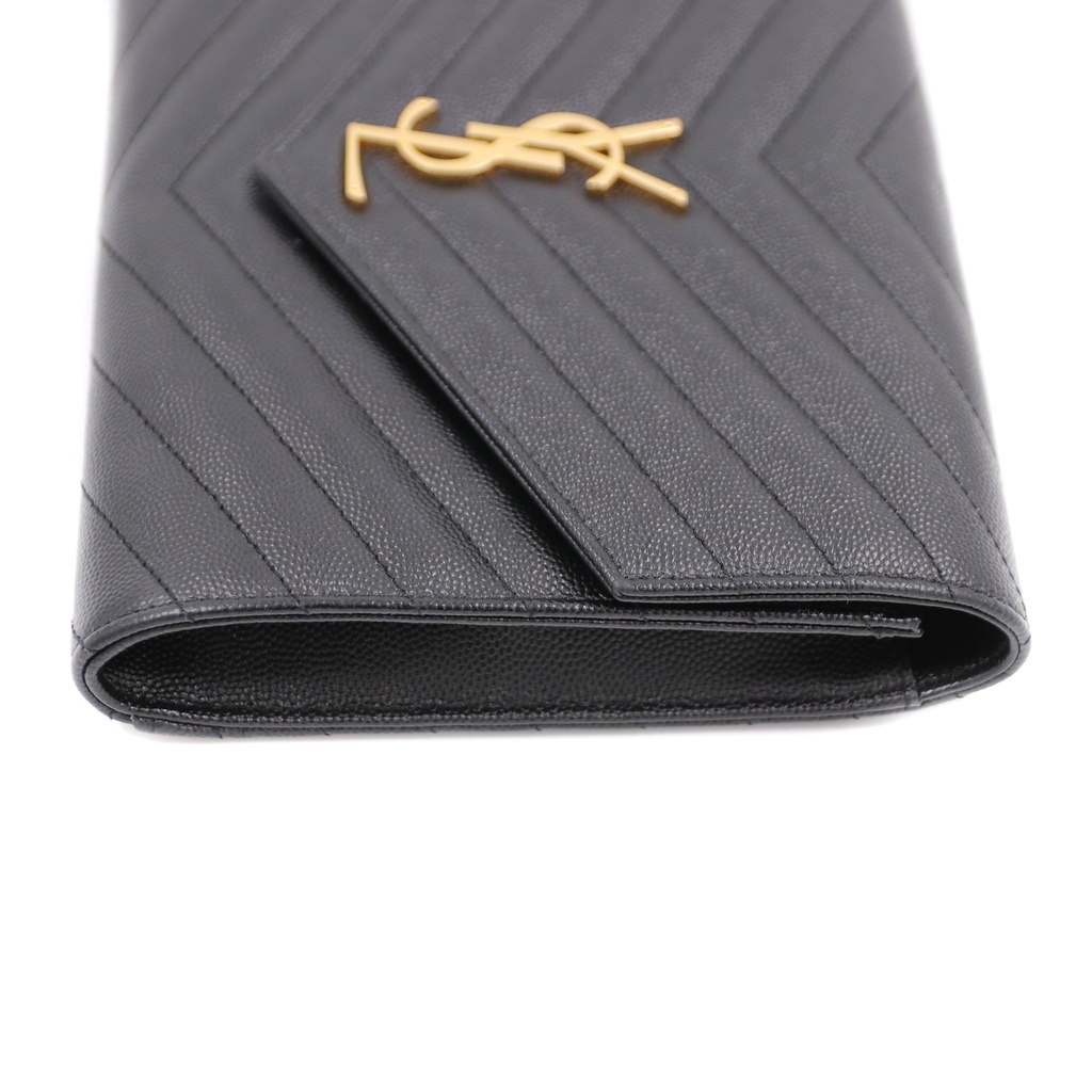 Yves Saint Laurent Cassandre Envelope Black Pouch