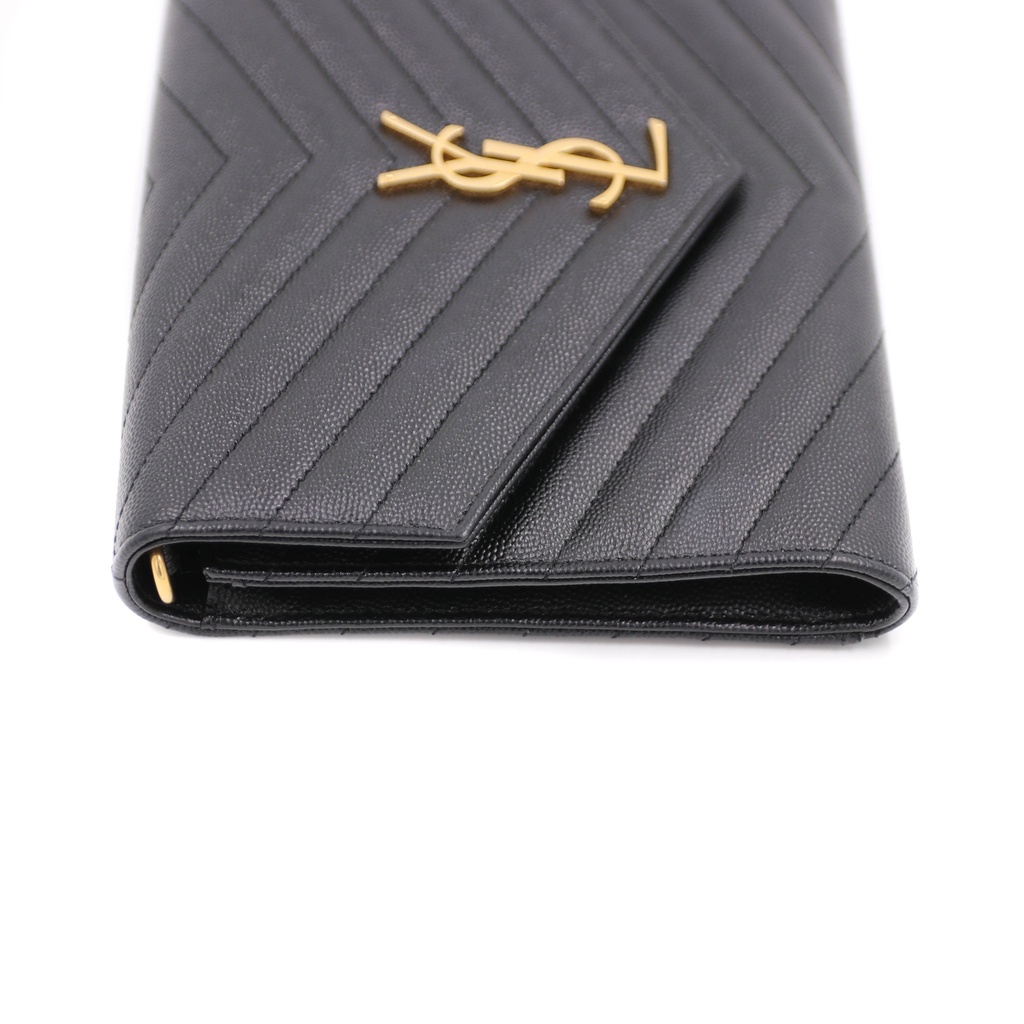 Yves Saint Laurent Cassandre Envelope Black Pouch