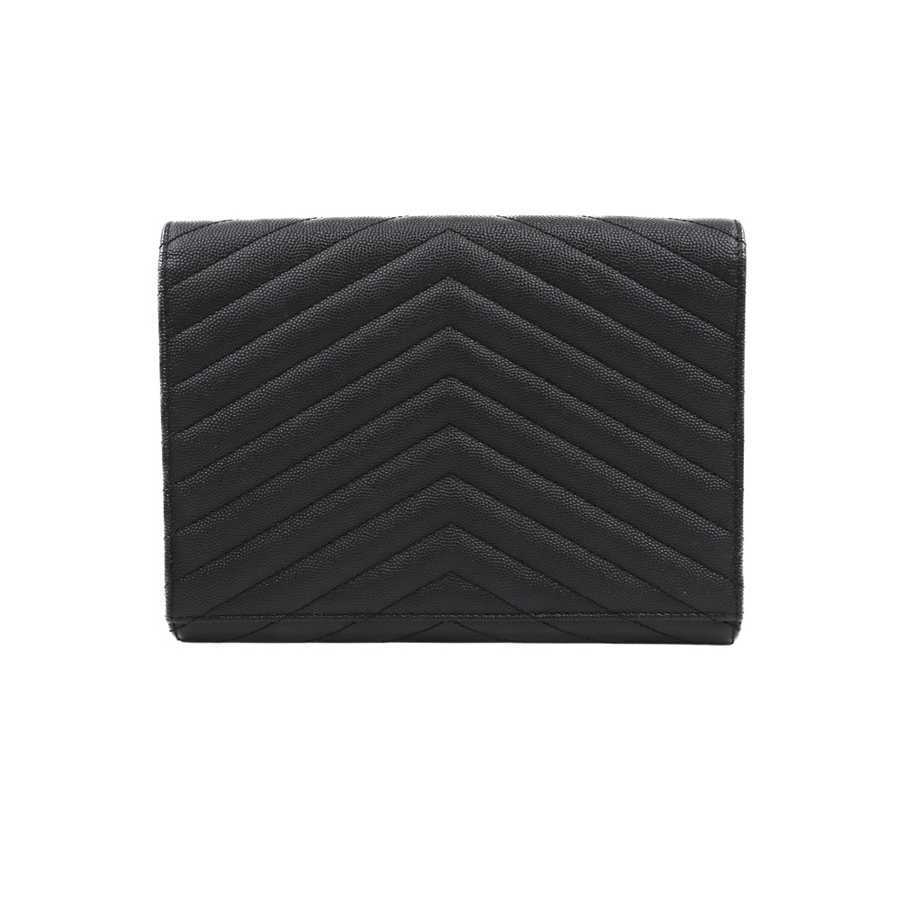 Yves Saint Laurent Cassandre Envelope Black Pouch