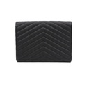Yves Saint Laurent Cassandre Envelope Black Pouch