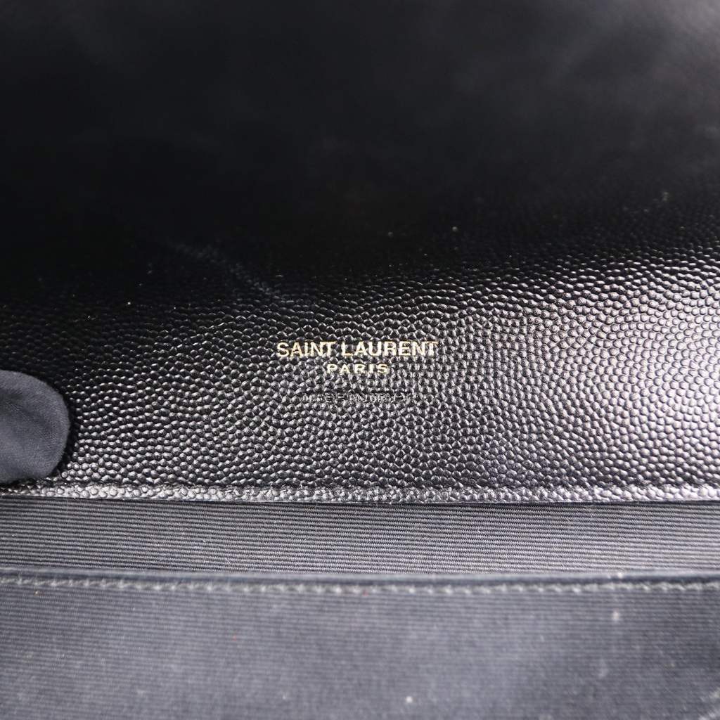 Yves Saint Laurent Cassandre Envelope Black Pouch