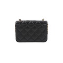 Chanel Quilted Lambskin Black Flap Shoulder Bag