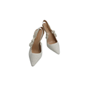 Christian Dior J'Adior Slingback Pump White Resin Pearls Size 38