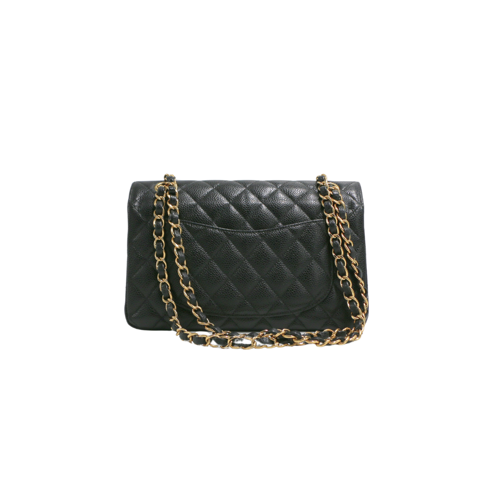 Chanel Classic Caviar Double Flap Small Black