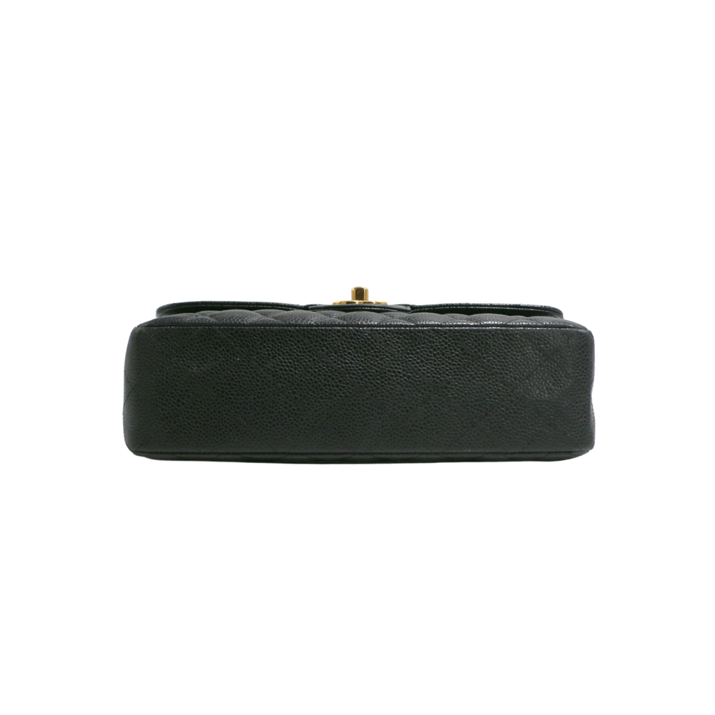 Chanel Classic Caviar Double Flap Small Black