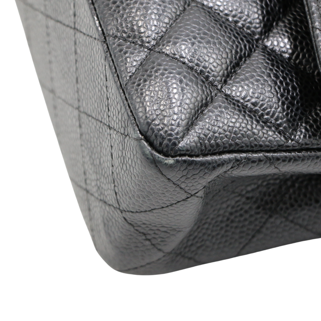 Chanel Classic Caviar Double Flap Small Black