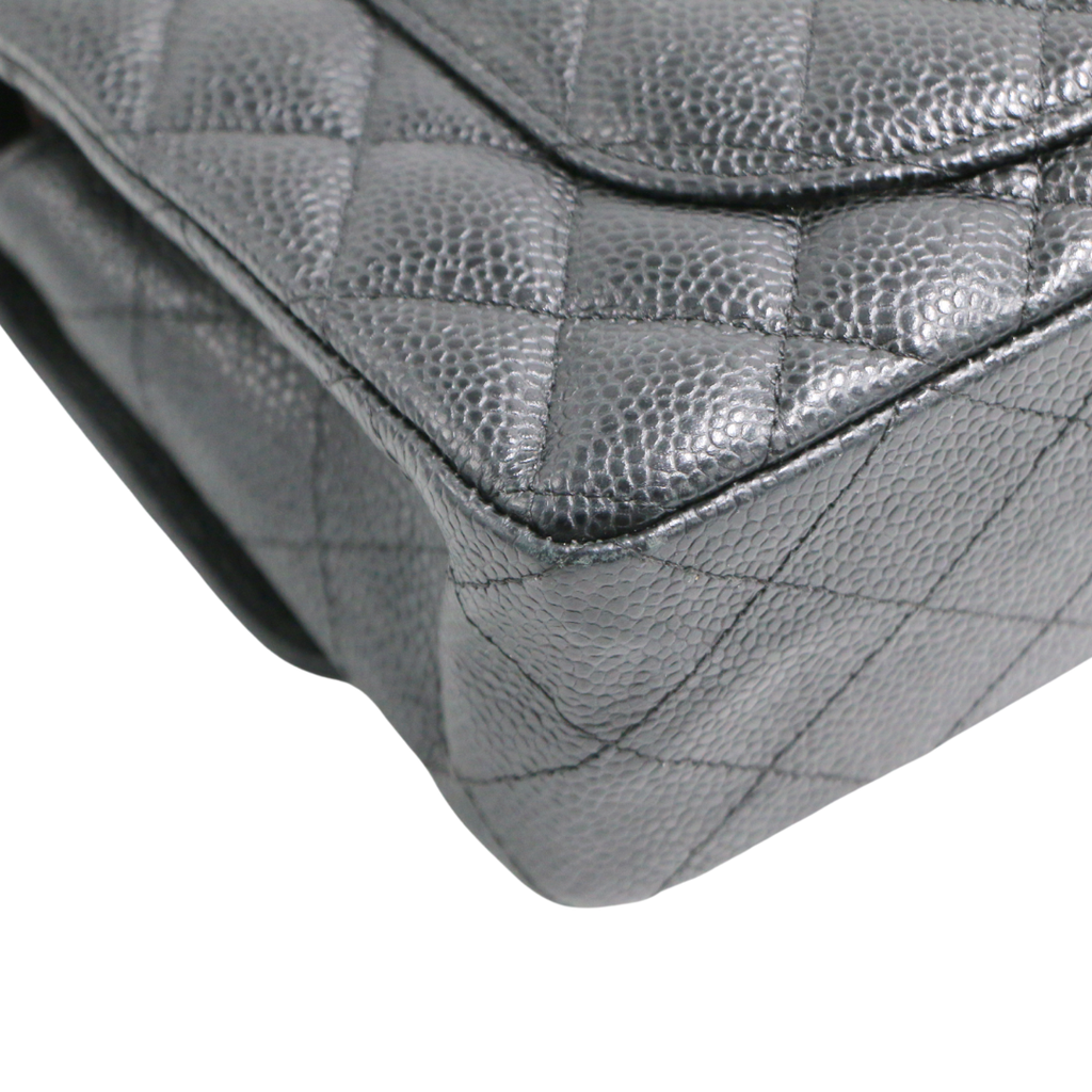 Chanel Classic Caviar Double Flap Small Black