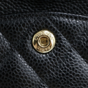 Chanel Classic Caviar Double Flap Small Black