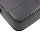 Burberry Leather Snip Crossbody Black