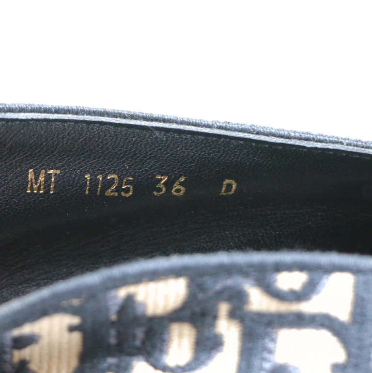 Christian Dior Grannville Espadrille Blue Size 36