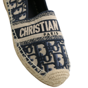 Christian Dior Grannville Espadrille Blue Size 36