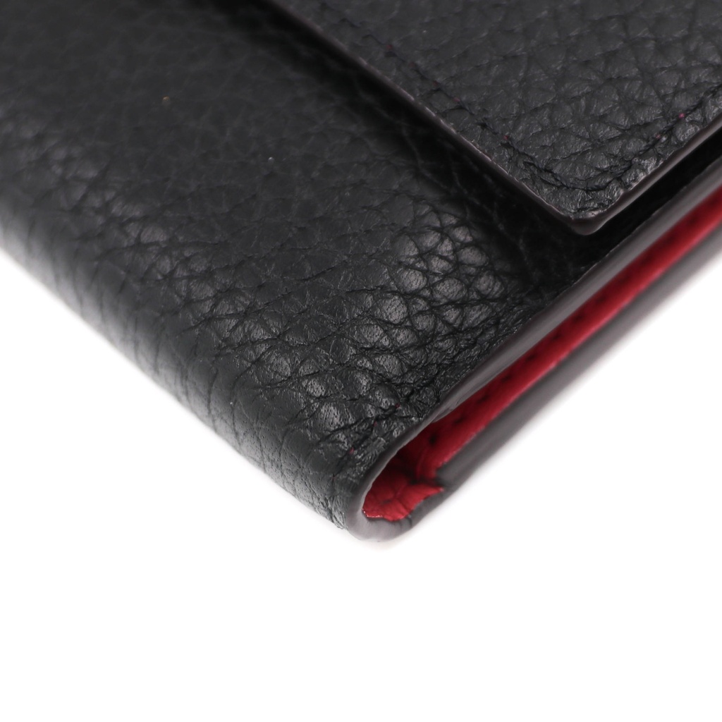 Louis Vuitton Capucines Compact Black/Pink Wallet